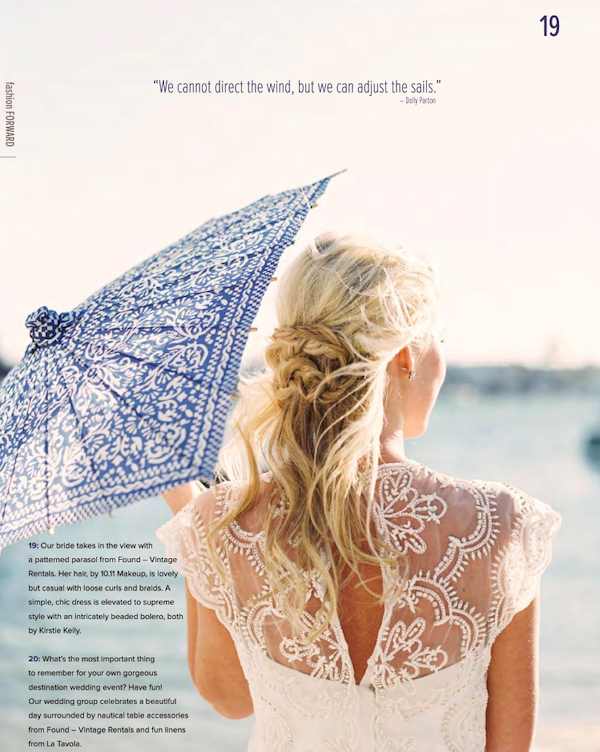 nautical inspired wedding fashion