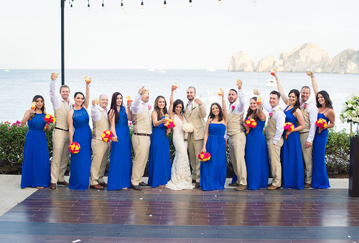 Royal Blue and the Bridal Party Too