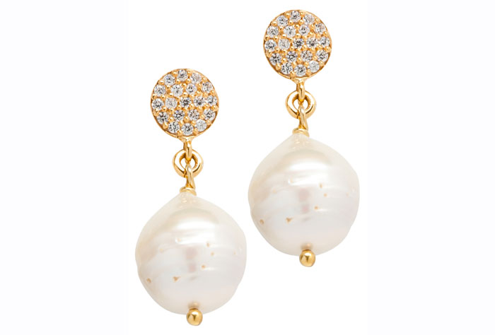 Besotted Freshwater Pearl Drop Earrings