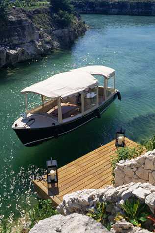 Luxury Boats on the Lagoon