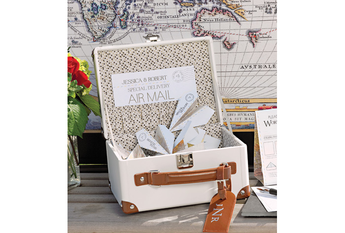 Paper Airplane Wishing Well Stationery Set