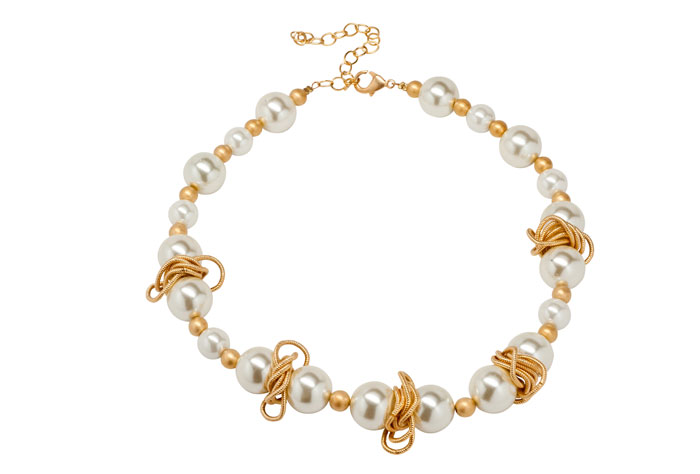 Susan Shaw White Pearl Necklace