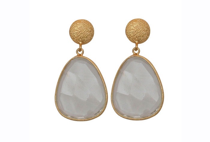 Besotted Quartz Drop Earrings