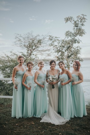 The Bride and Her Bridesmaids