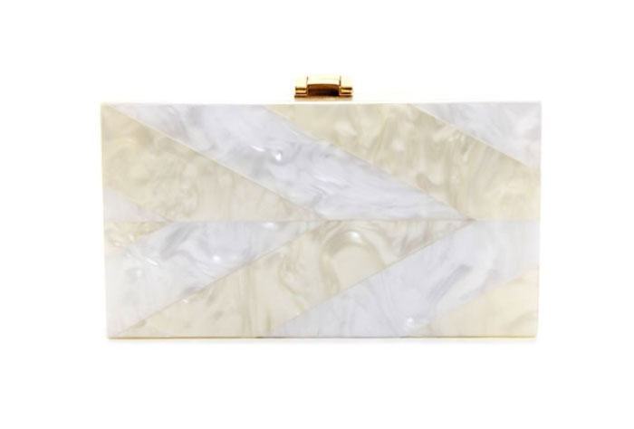 What A Lady' Shell Clutch