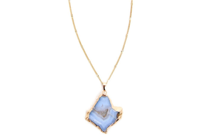 Perfect Storm' Agate Stone Necklace