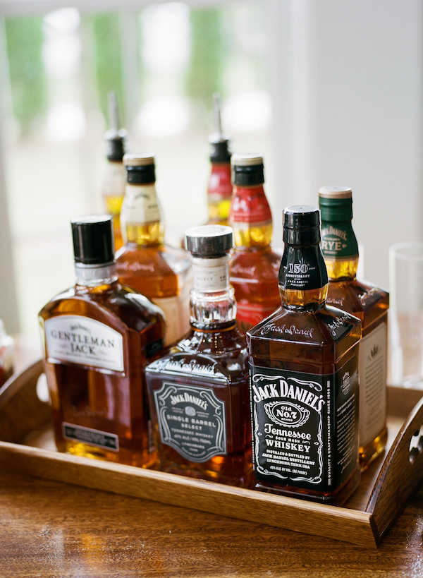 Jack Daniels whiskey destination wedding