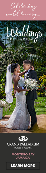 Black couple getting married in Jamaica