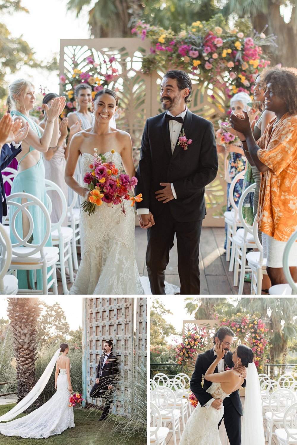 Colorful Wedding Ceremony in Baja California 