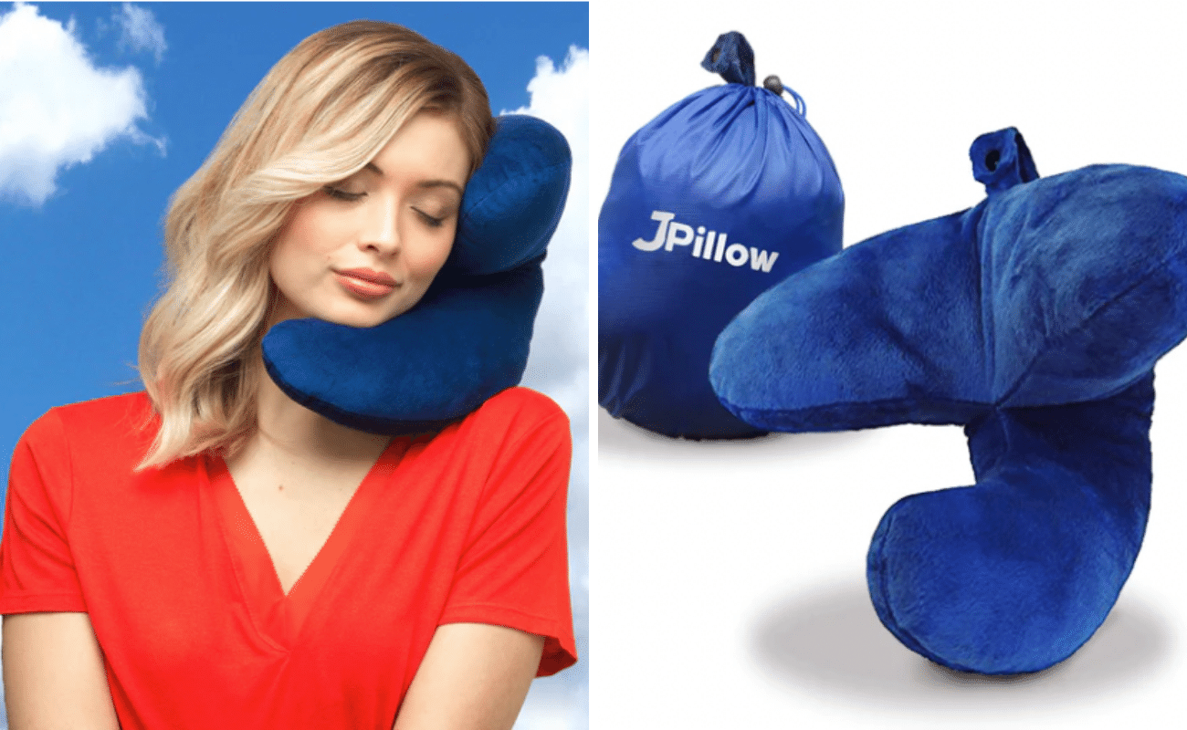 Compact travel pillow
