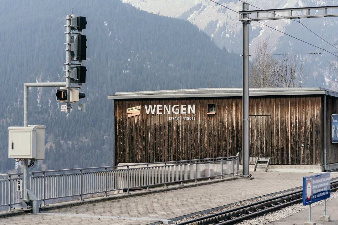 Wengen train station