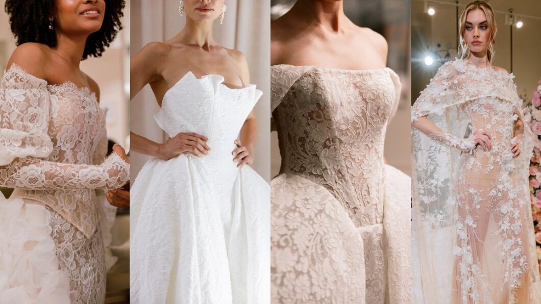 4 Stylish 2024 wedding gowns