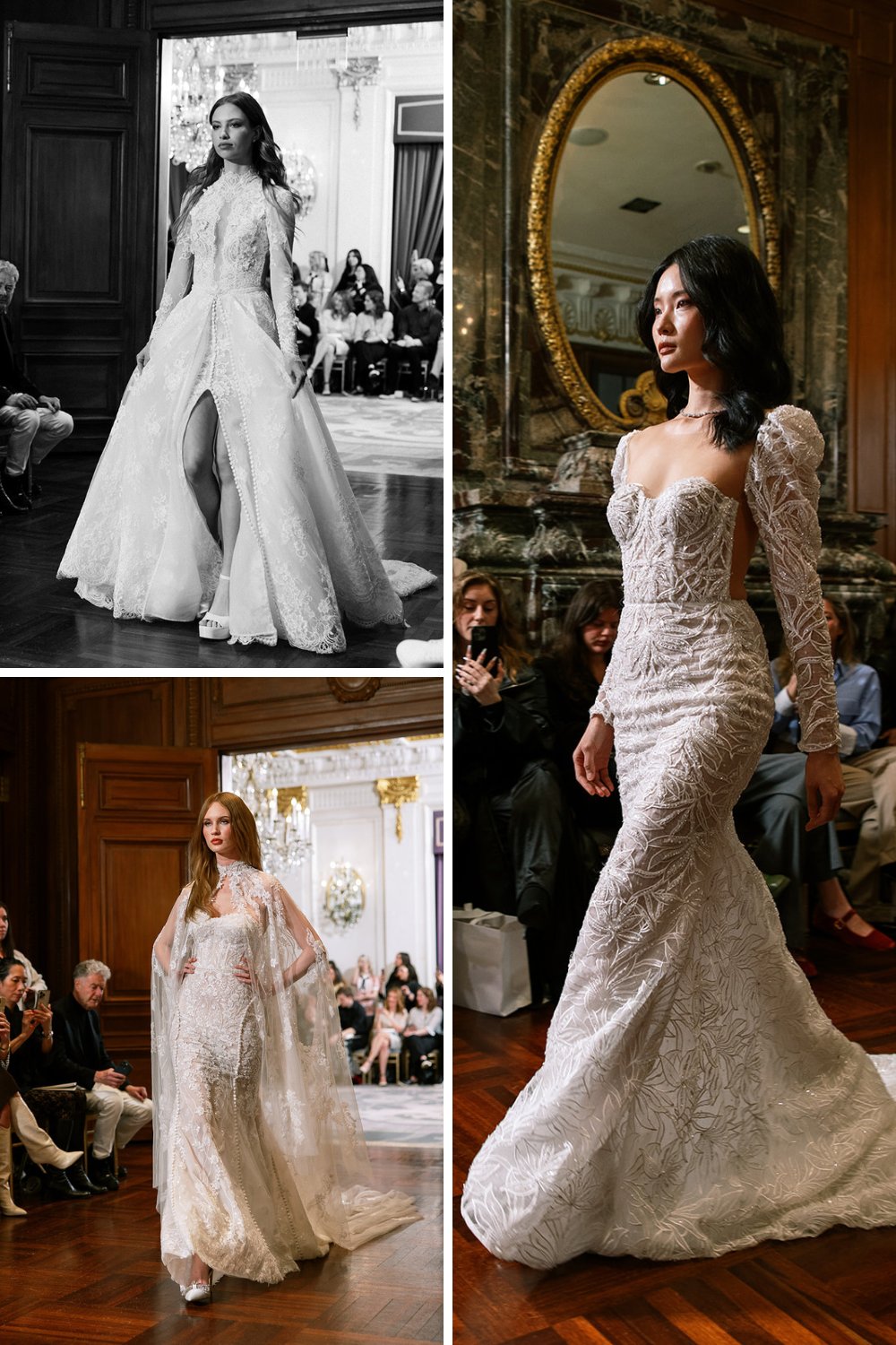 Beaded and embellished wedding gowns