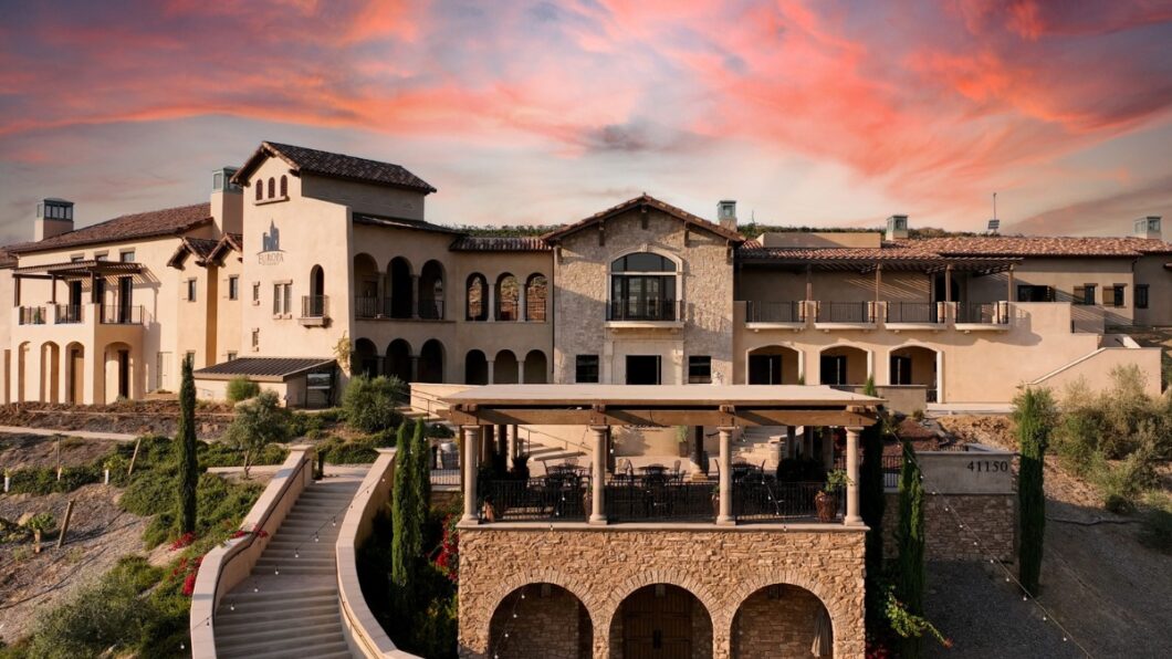 Europa Village main building in Temecula Valley