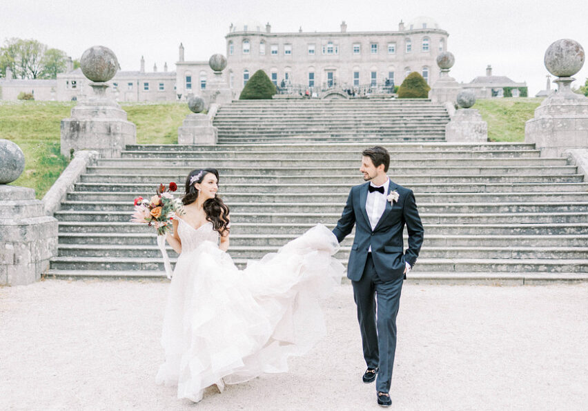 Lindsay &amp; Andrew's Powerscourt House Wedding by Fine Art Wedding Photographer And Videographer Team In Ireland Wonder and Magic